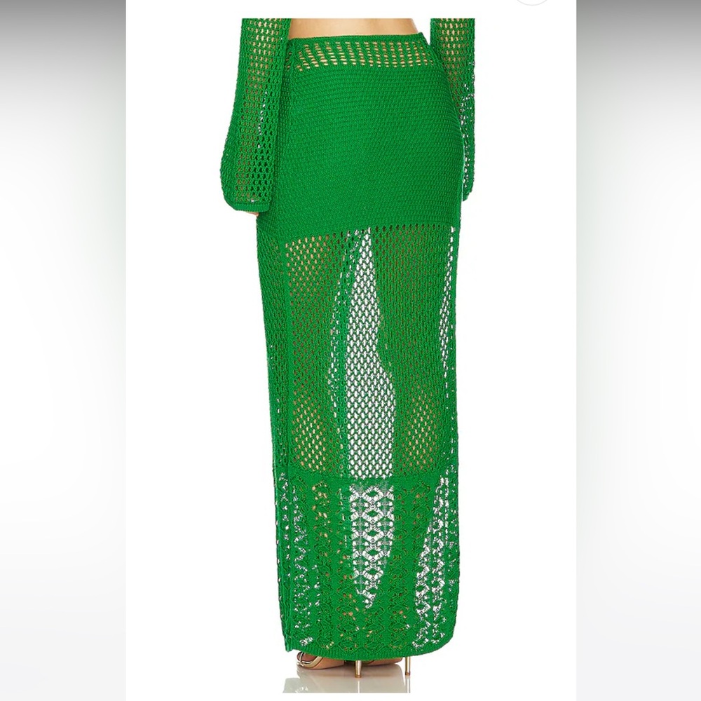 Verona Crotchet Maxi Skirt in Green
NBD *sold out online